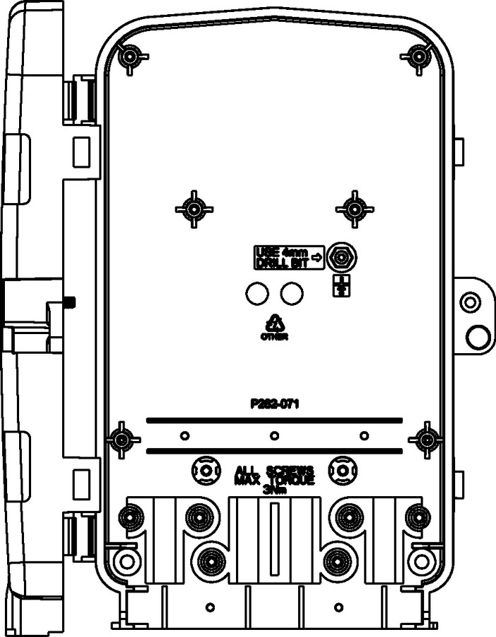 MDU - S1 (inbound cable management area)