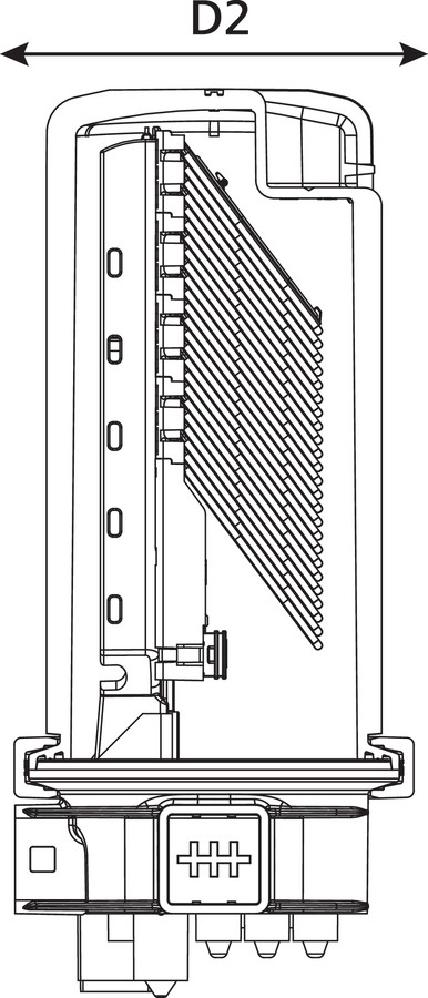 CFN 27 Port M-Length with Compact SC-B Trays (front view)