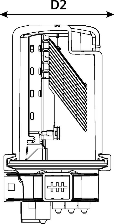 CFN 19 Port S-Length with Compact SC-B Trays (side view)