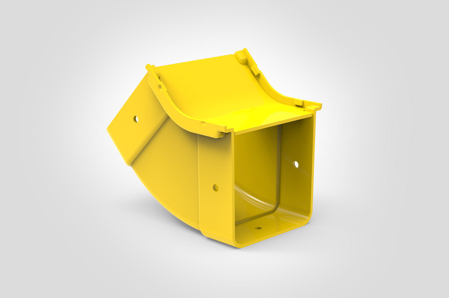 45° Vertical Inside Elbow.