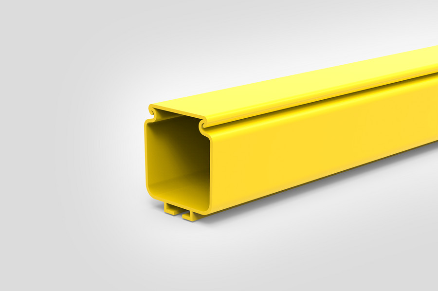 100mm Straight Duct with cover.