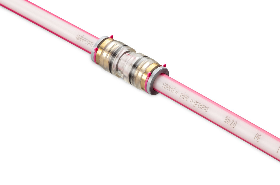Connectors DSM connect speedpipe and are suitable for underground installation.