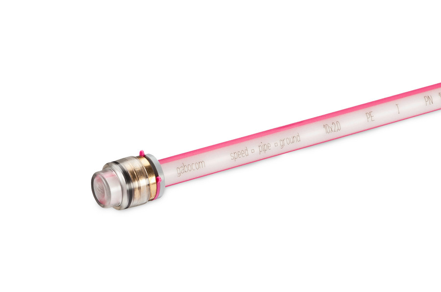 Transparent permanent end stops ES seal speedpipe.