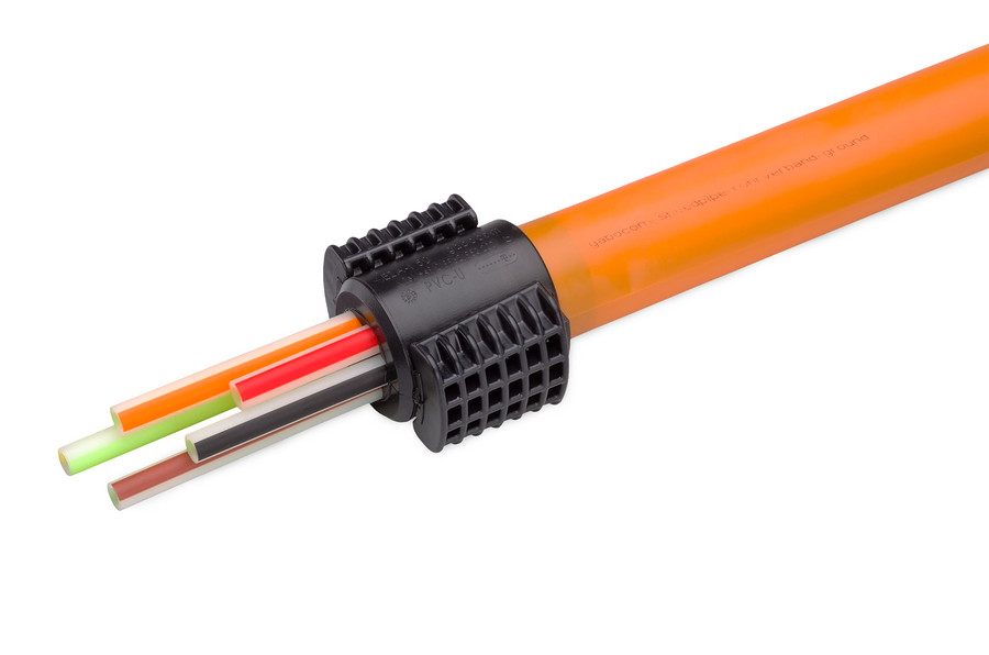 speedpipe bundles ground SRV-G with EZA-t for in-duct installations.
