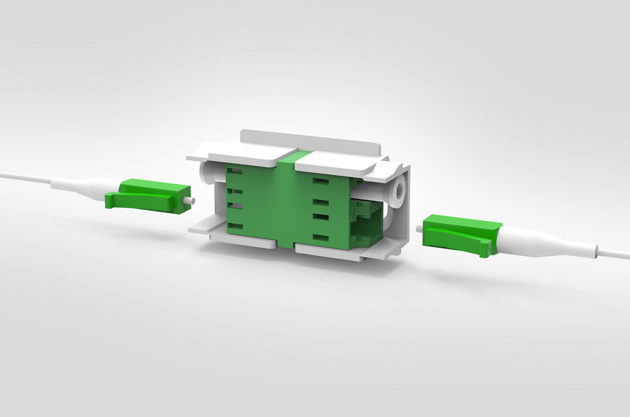 Inline Adaptor Mount with LC Adaptor.