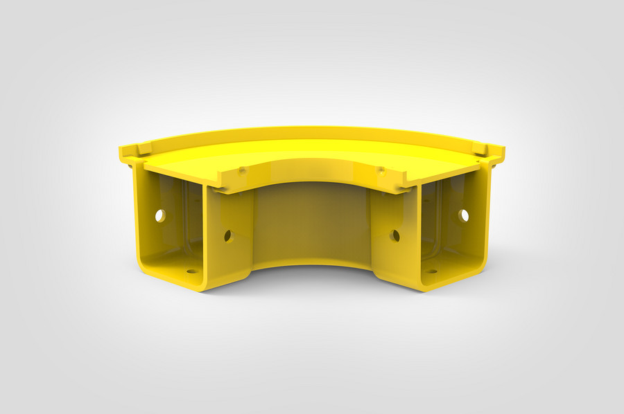 90° Horizontal Elbow.