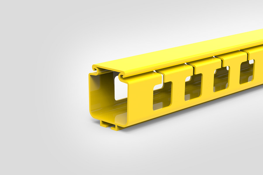 50x50mm with 50mm spaced slots.