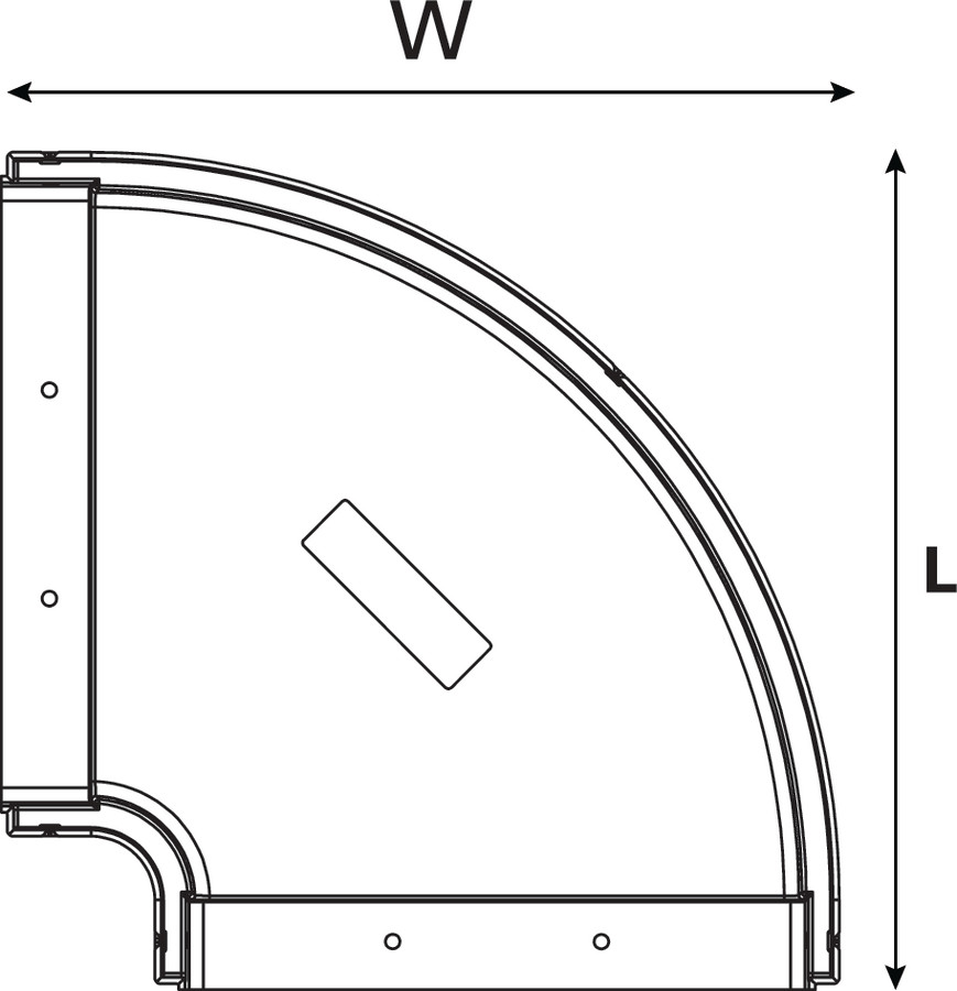 Horizontal Elbow.