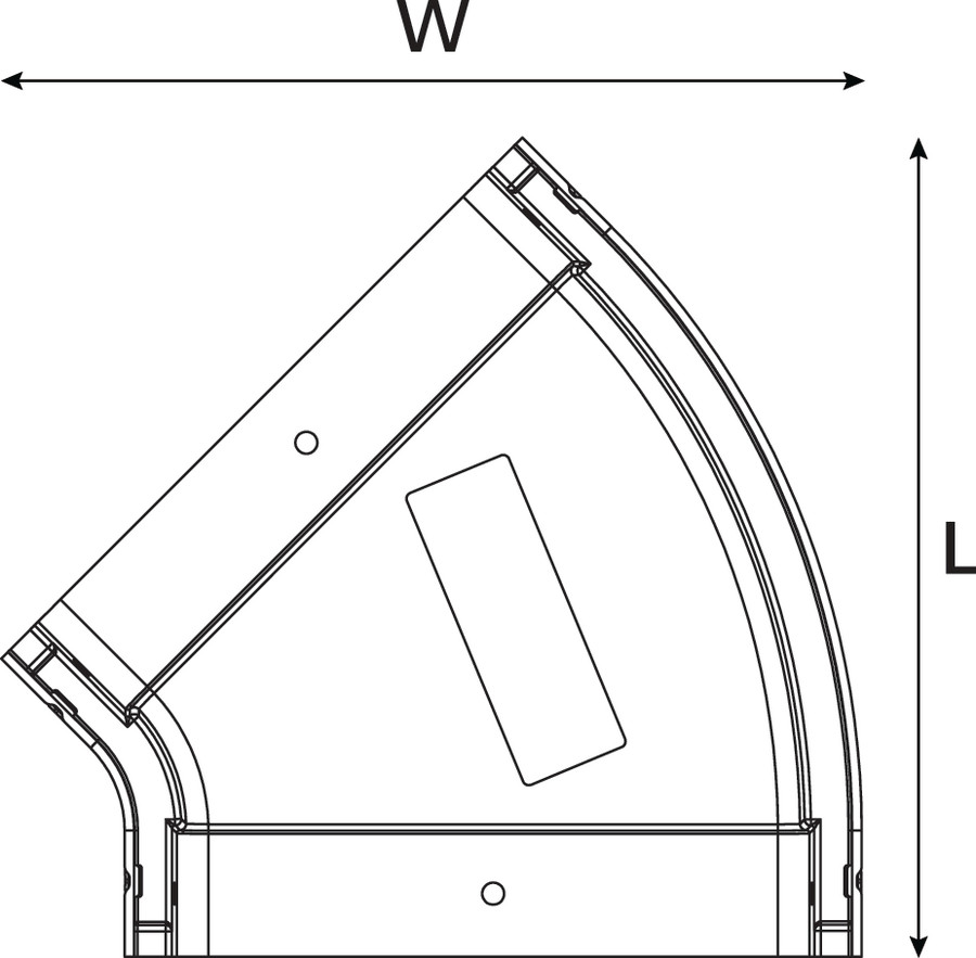 Horizontal Elbow.