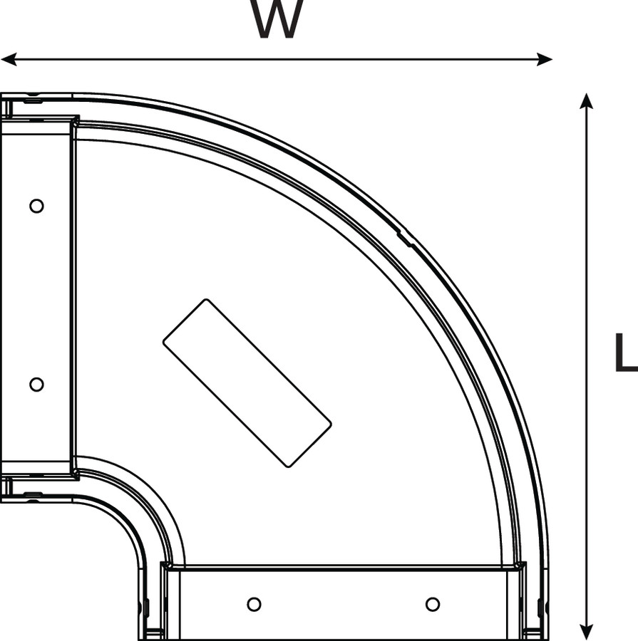Horizontal Elbow.