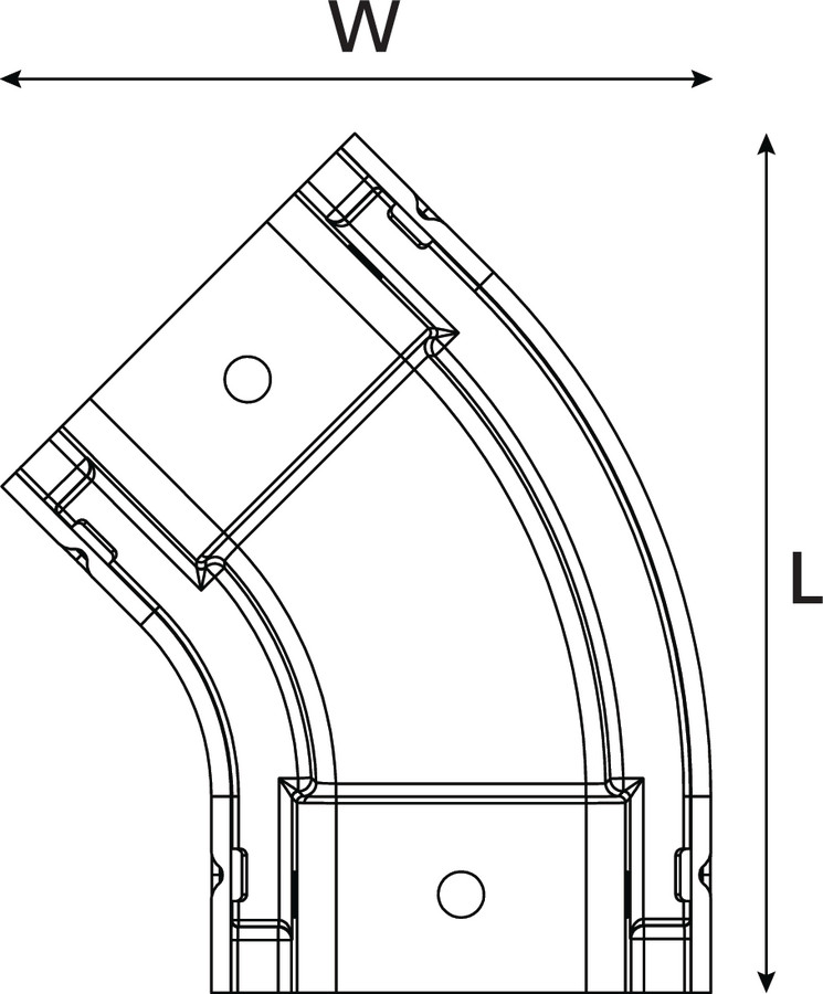 Horizontal Elbow.