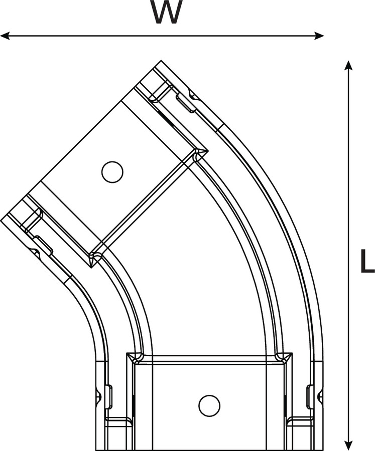 Horizontal Elbow.