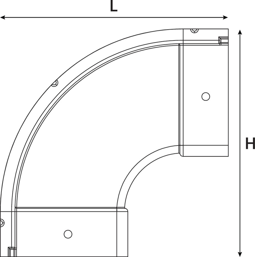 Vertical Outside Elbow.