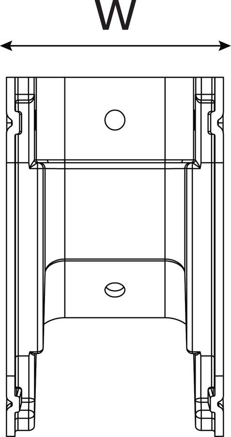Vertical Outside Elbow.