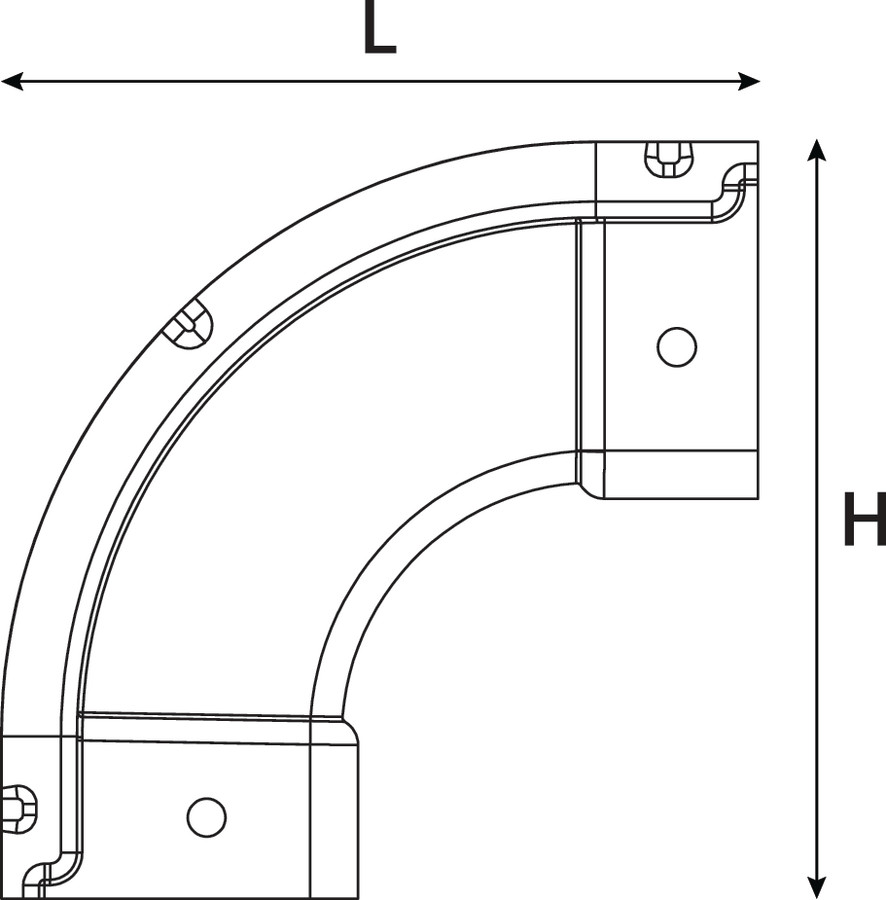 Vertical Outside Elbow.