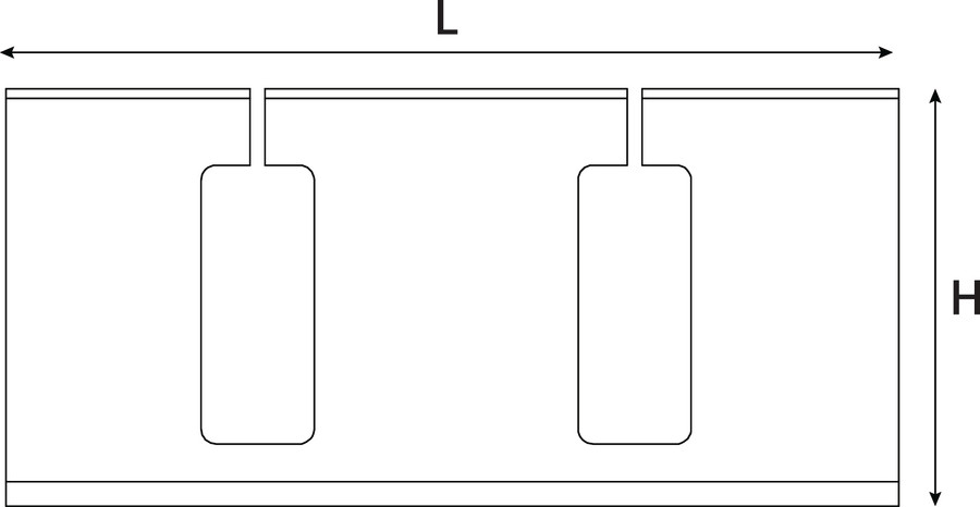 Slotted Straight Duct Length.