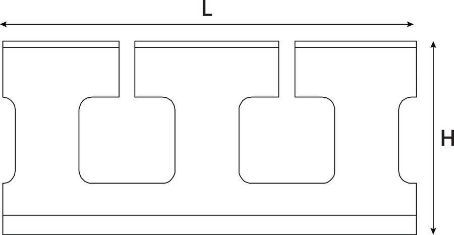 Slotted Straight Duct Length.