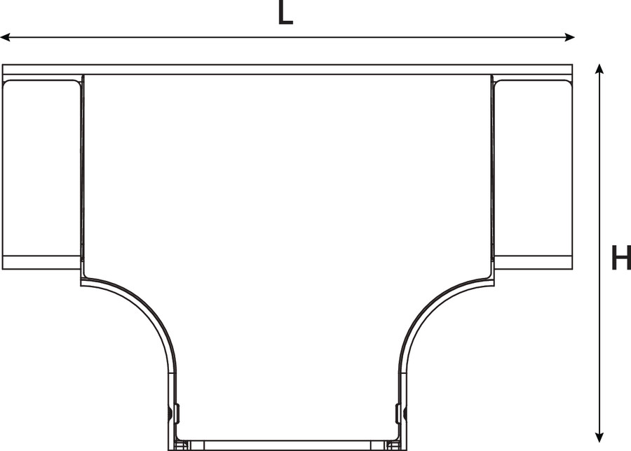 Vertical Reducer T-Junction.