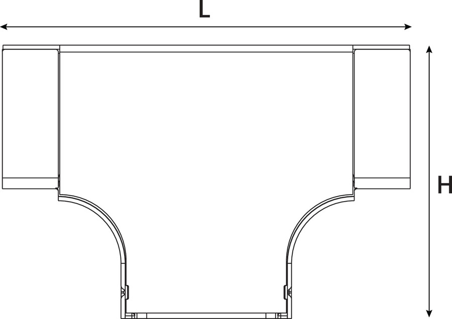Vertical Reducer T-Junction.