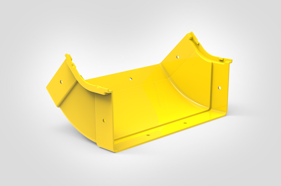 45° Vertical Inside Elbow without cover.