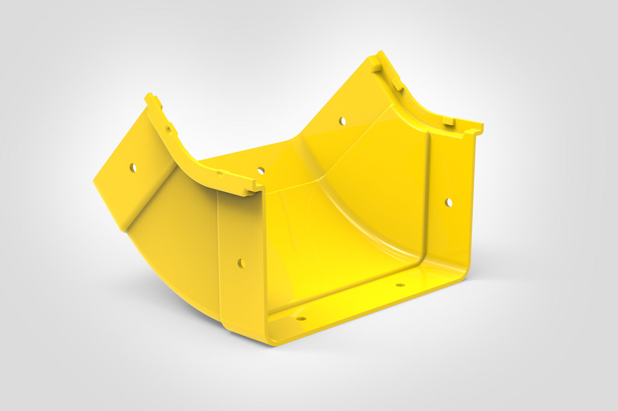 45° Vertical Inside Elbow without cover.