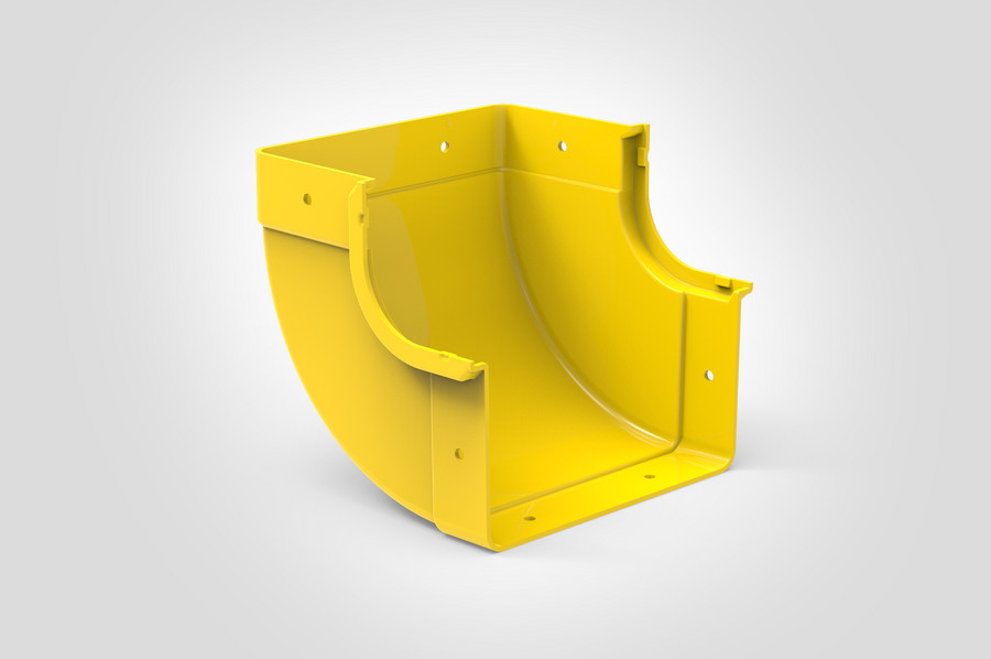 90° Vertical Inside Elbow without cover. 