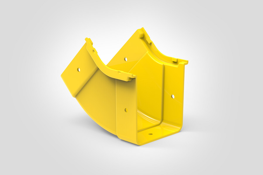 45° Vertical Inside Elbow without cover.