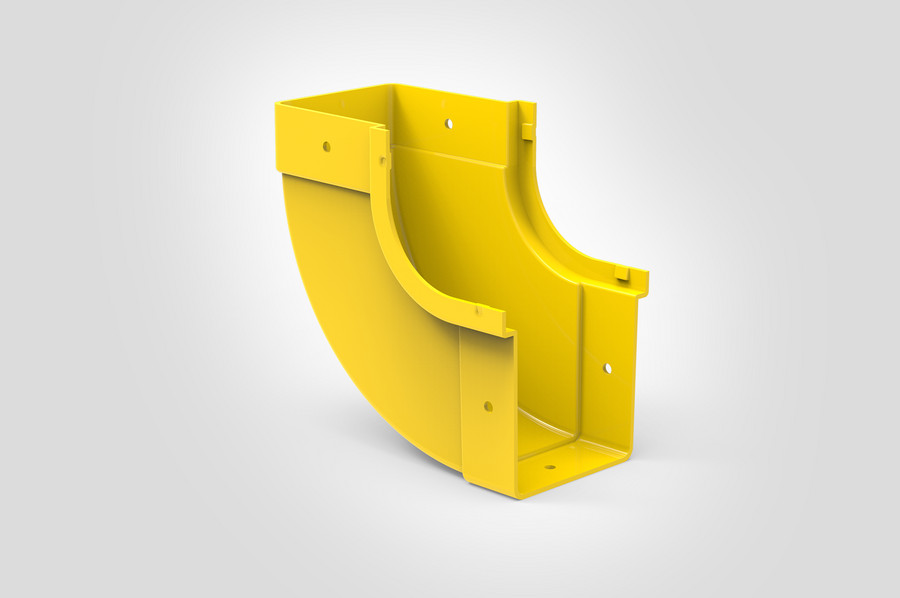 90° Vertical Inside Elbow without cover.