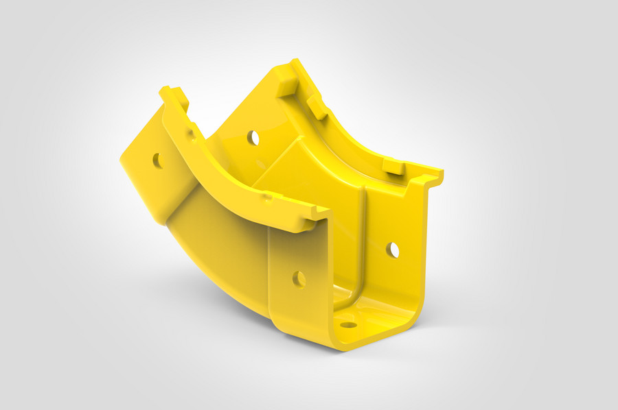 45° Vertical Inside Elbow without cover.