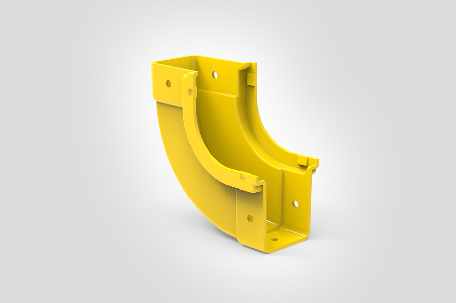 90° Vertical Inside Elbow without cover.