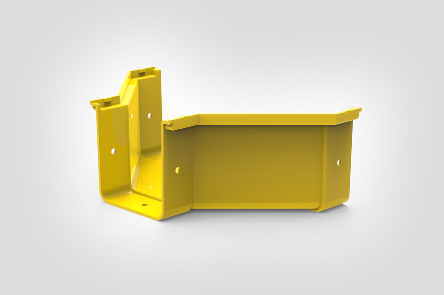 Reducer 300mm to 100mm without cover.