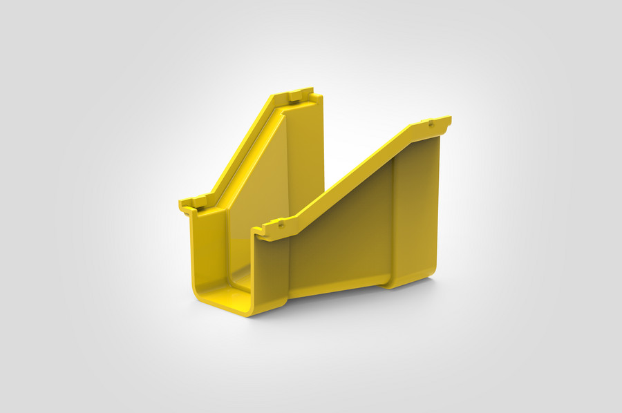 Reducer 100mm to 50mm without cover.