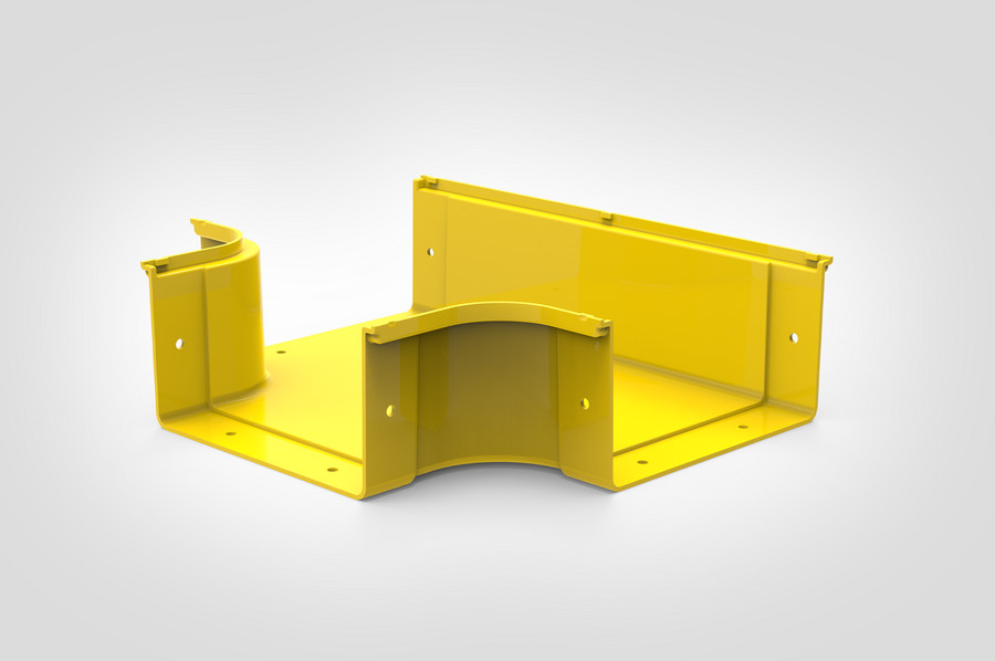 Horizontal T-Junction without cover. 