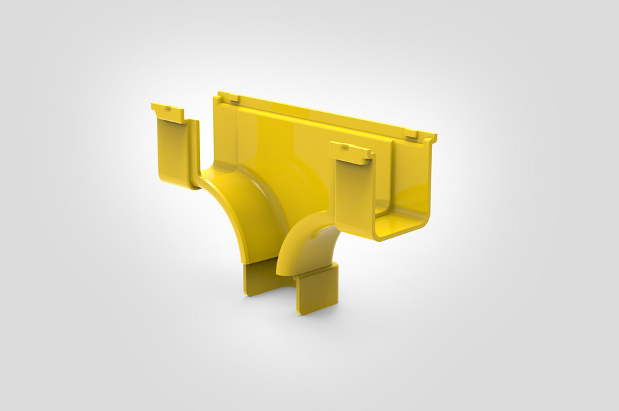 Vertical T-Junction without cover. 