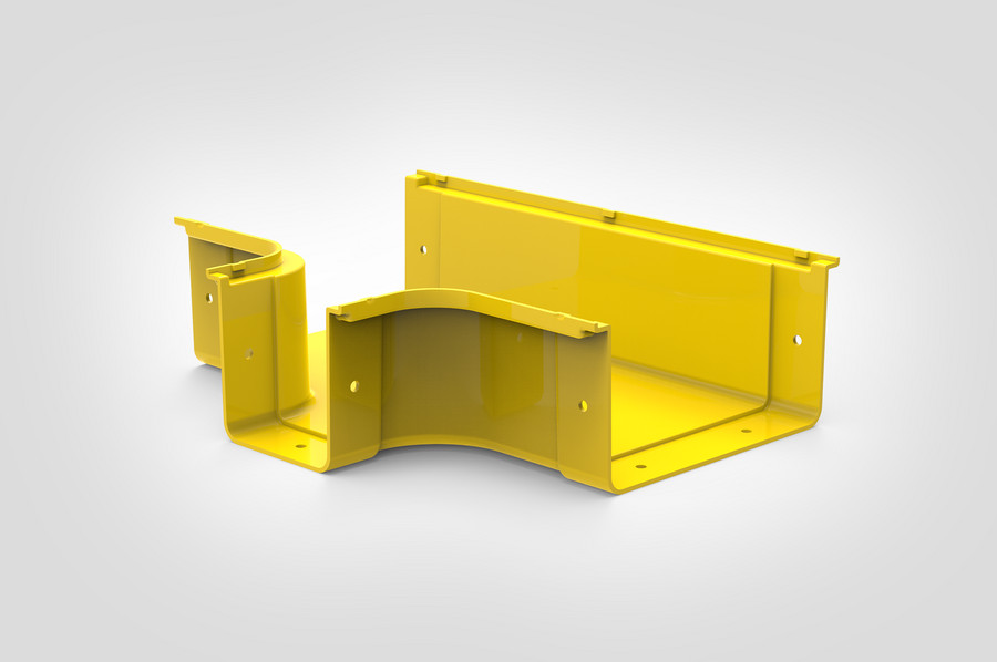 Horizontal T-Junction Reducer without cover.