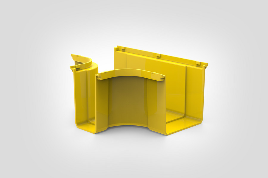 Horizontal T-Junction Reducer without cover.
