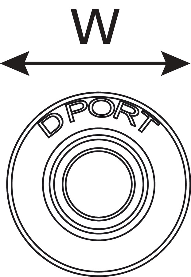 D Port Cablelok. 