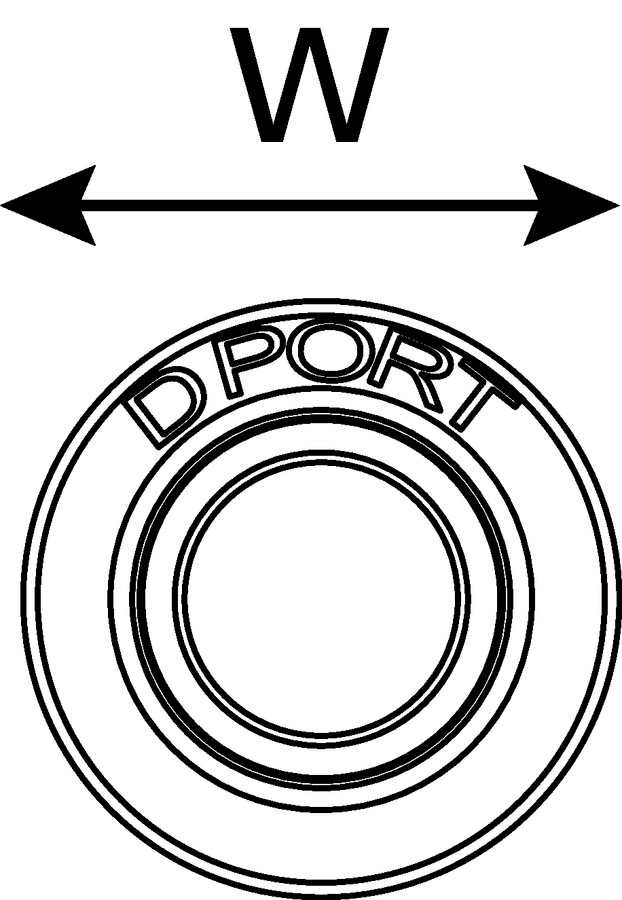 D Port Cablelok. 