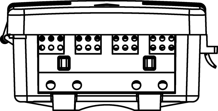 External bottom view