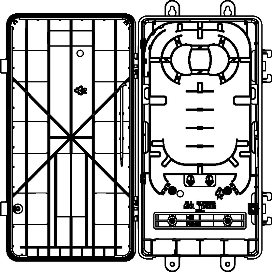 Internal view (splice tray)