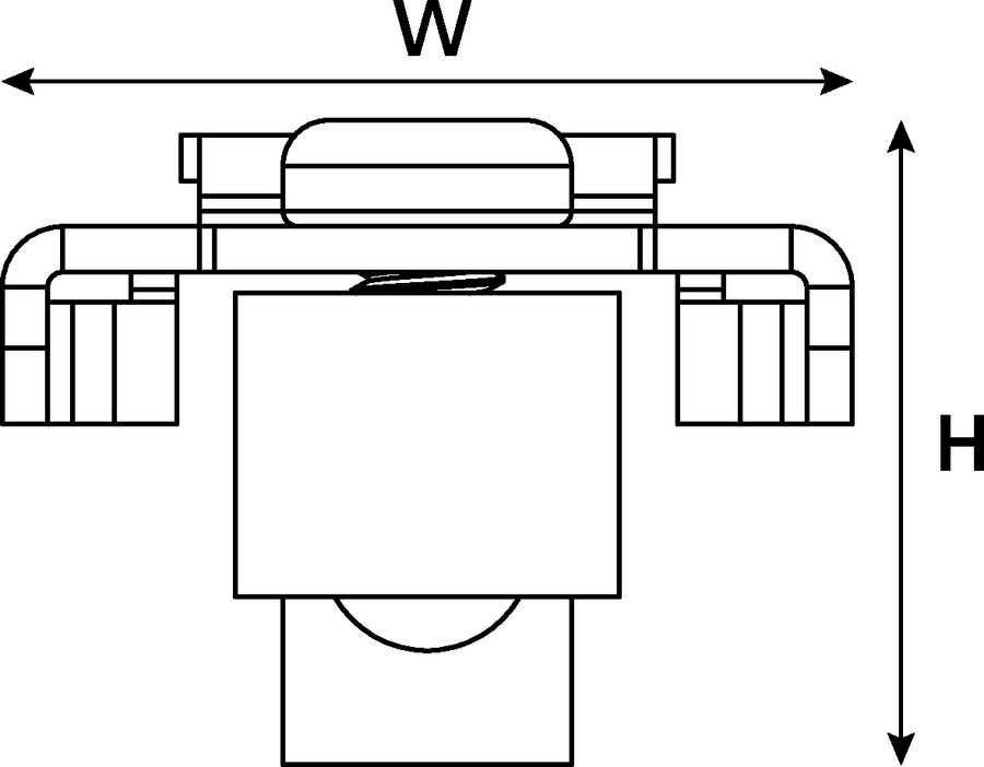CFN B Port Anchoring Kit (top view)