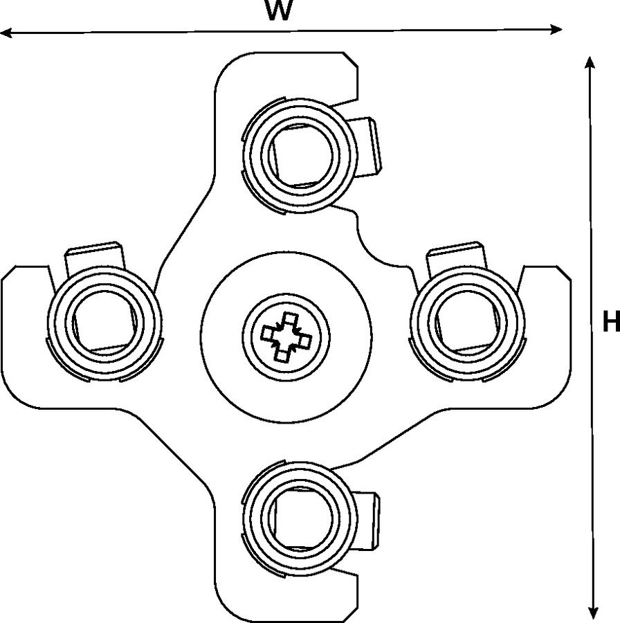 CFN R Port Anchoring Kit (side view)