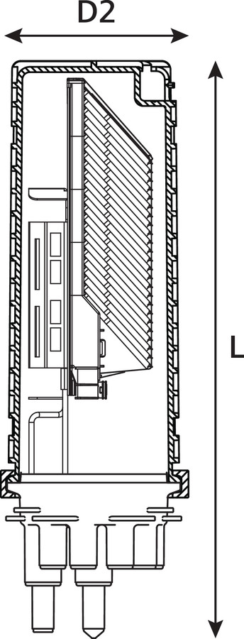 FDN IR 16 Port Base B-Length Closure with basket 
